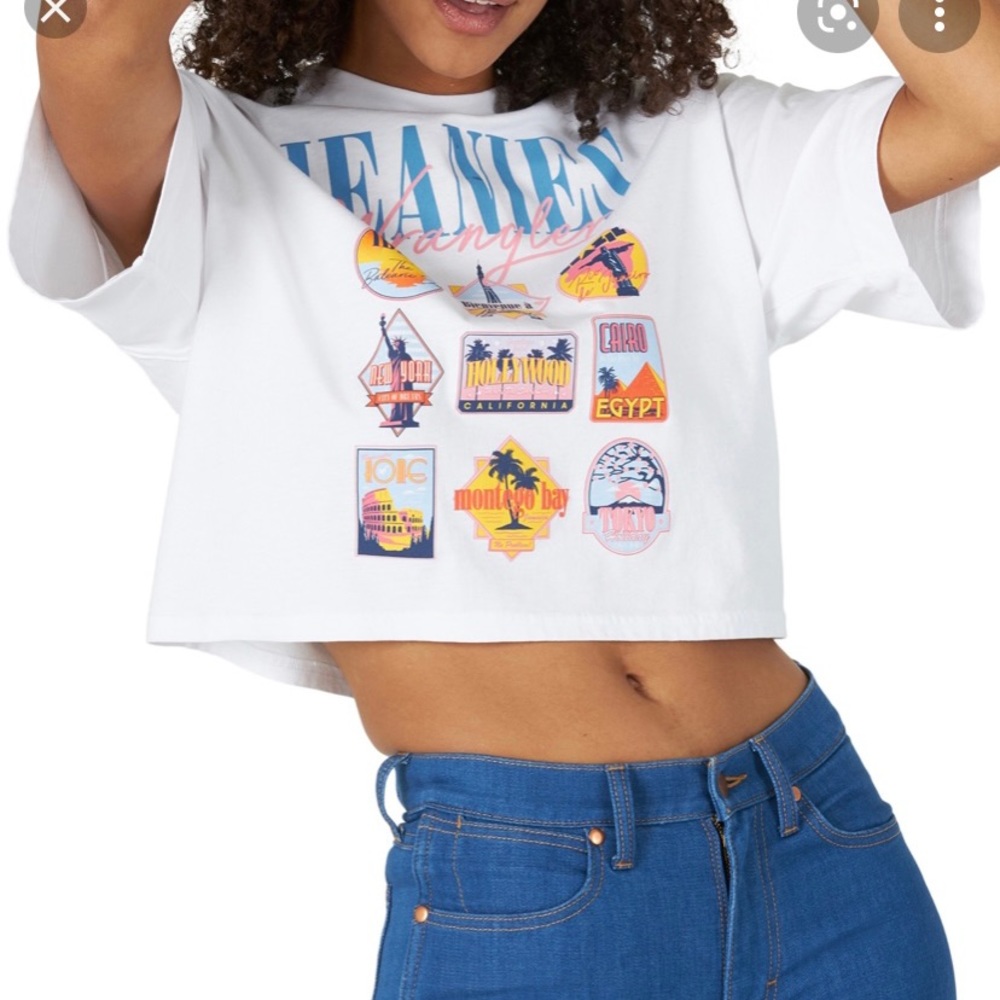 NWT Wrangler crop tee